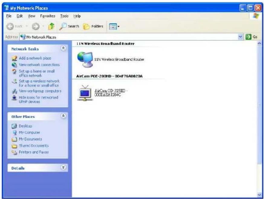 AIRLIVE OD-325HD - Using UPnP of Windows® XP or Vista - 1