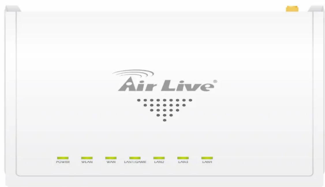 Air Live® POWER WLAN WAN LAN1/GAME LAN2 LAN3 LAN4