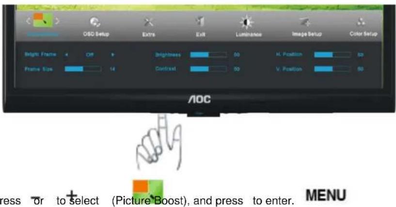 AOC e950Sw - Picture Boost - 2