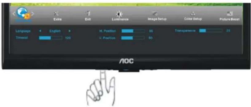 AOC e950Sw - OSD Setup - 2