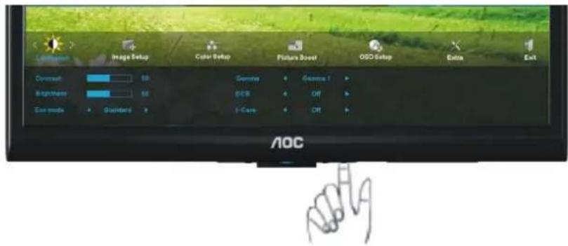 AOC e950Sw - OSD Setup - 1