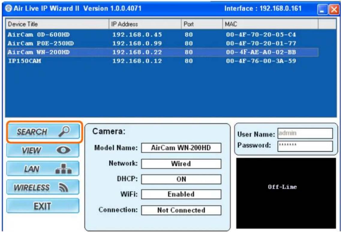 AIRLIVE WN-200HD - IP Wizard - 2