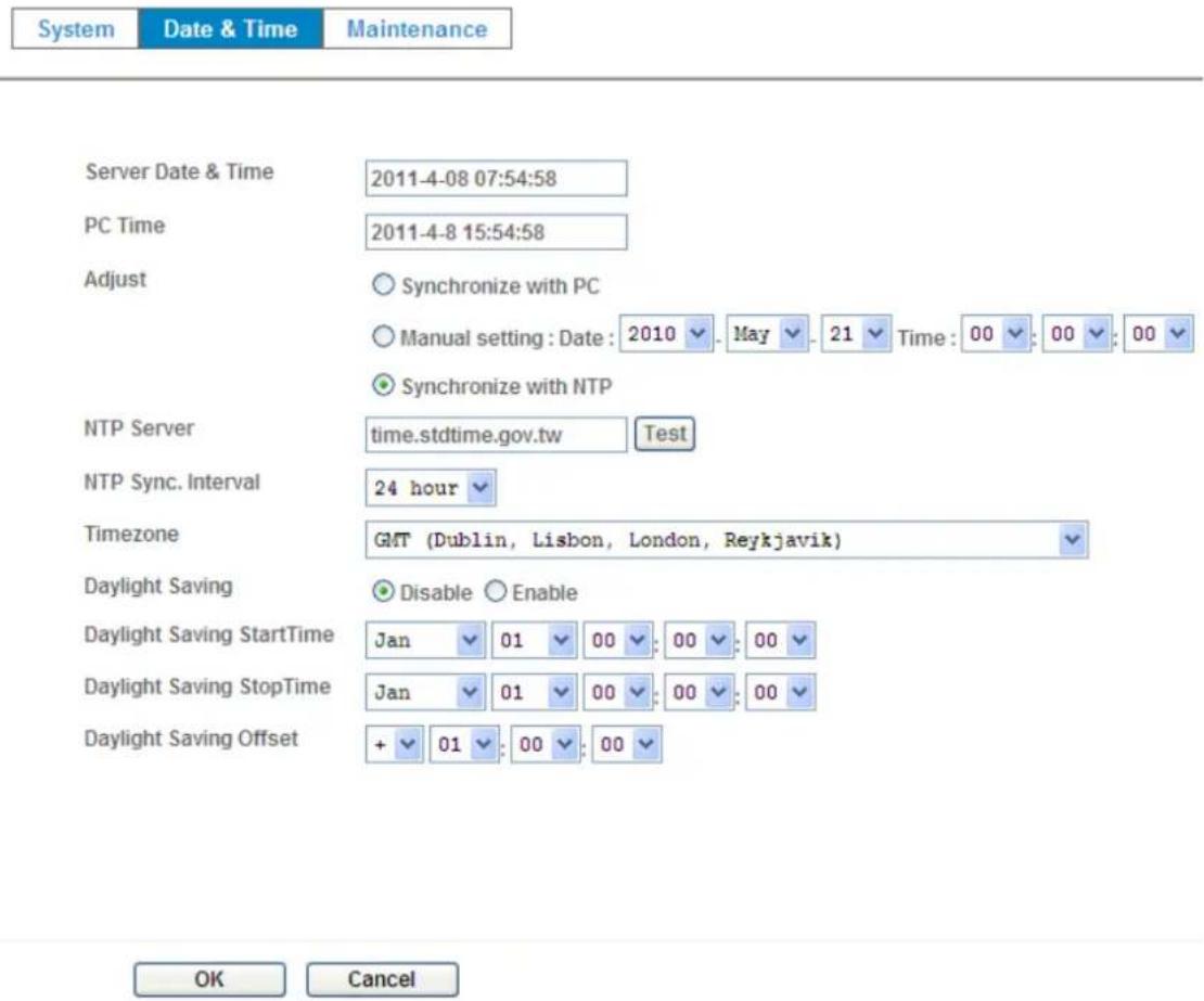 AIRLIVE WN-200HD - Daylight Saving: - 1