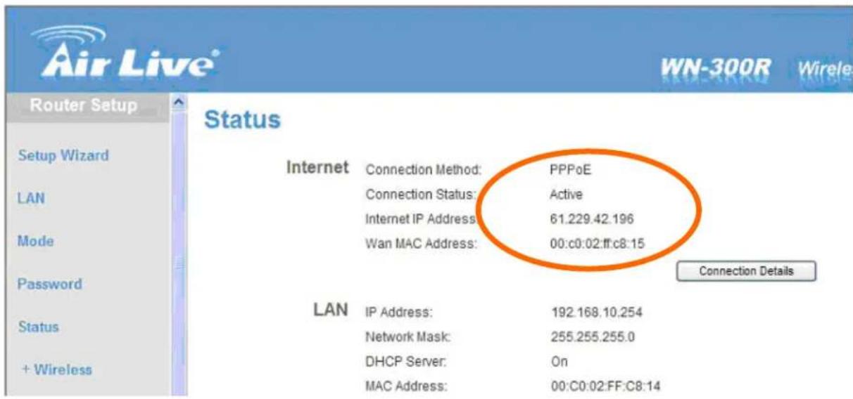AIRLIVE WN-200HD - Access the Router with Your Web browser - 1