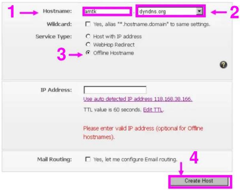 AIRLIVE WN-200HD - Add New Hostname - 1