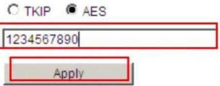 TKIP AES 1234567890 Apply