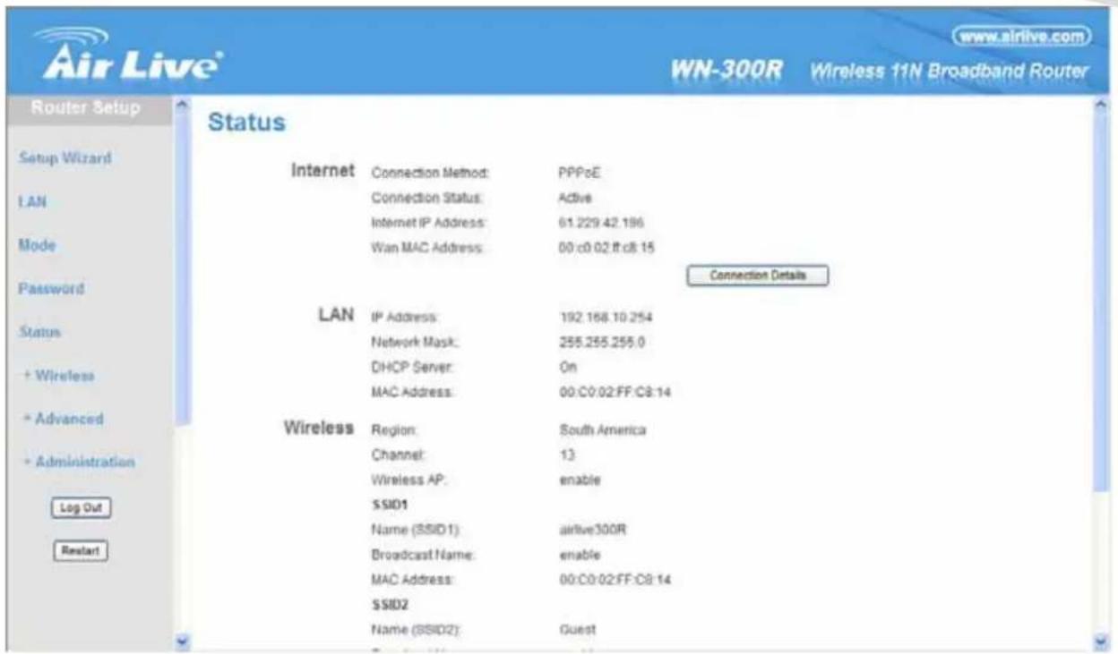 AIRLIVE POE-5010HD - Access the Router with Your Web browser - 1