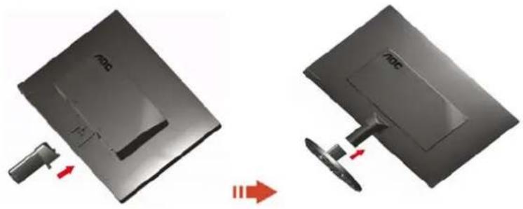 AOC I2470PWQU - Setup Stand - 1