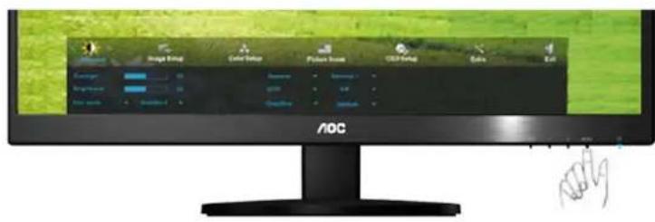 AOC I2470PWQU - OSD Setup - 1