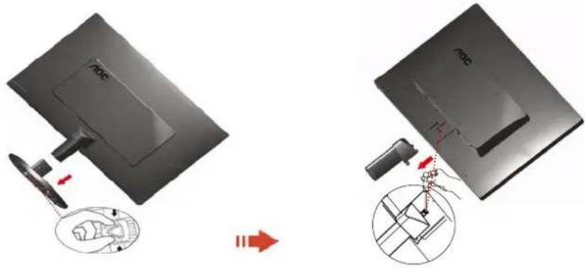 AOC I2470PWQU - Setup Stand - 2