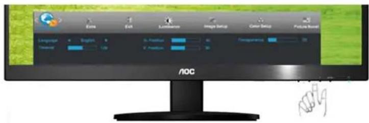 AOC I2470PWQU - OSD Setup - 2