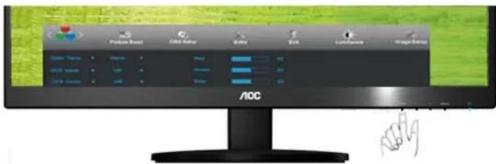 AOC I2470PWQU - Color Setup - 5