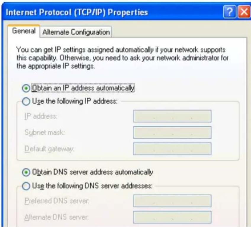 AVM FRITZ!Box Fon WLAN 7140 - Obtaining an IP Address Automatically in Windows XP - 1