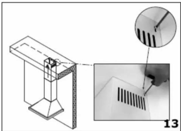 BAUMATIC BTC6720SS - Fitting the chimney - 5