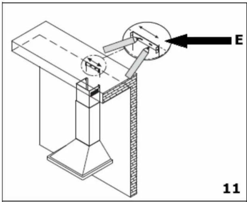 BAUMATIC BTC6720SS - Fitting the chimney - 3