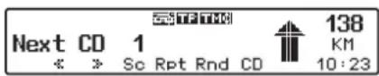 BECKER Indianapolis Pro 7951 - Changing/selecting CDs - 1