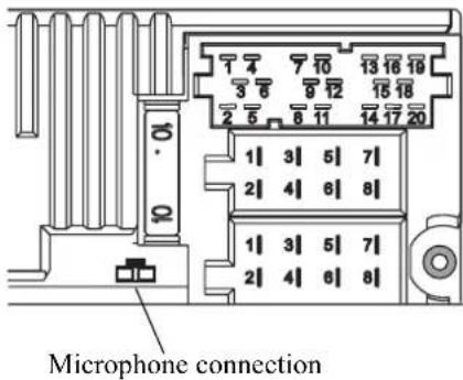 Microphone connection
