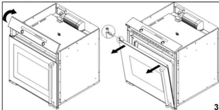 BAUMATIC TG1 - Reversing the door of your appliance (MG1/ SB1/ TG1 only) - 4