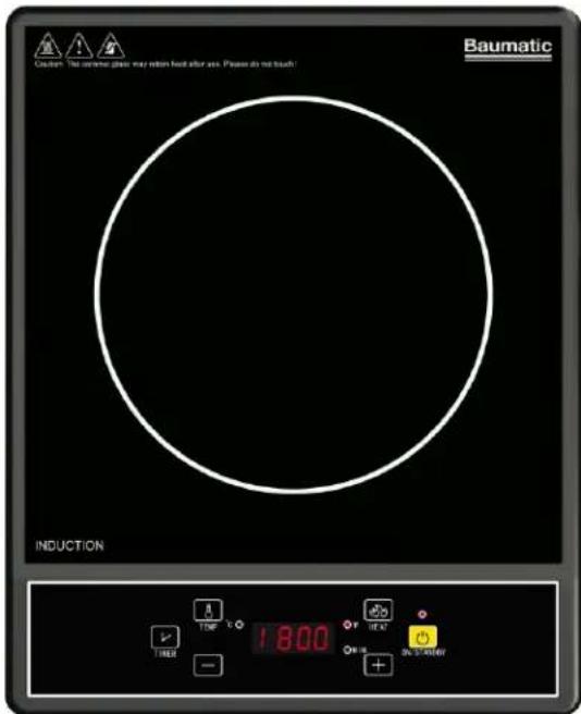 BAUMATIC BHI100 - Freestanding 1 zone induction hob - 1