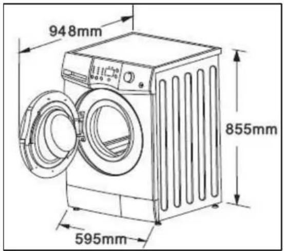 BAUMATIC BWM1216W - Umístění pračky - 2