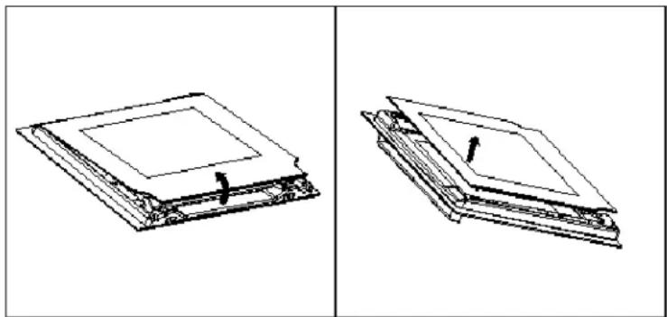BAUMATIC BSO636SS - Removing the inner door glass for cleaning - 1