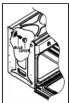 BAUMATIC BSO636SS - Replacing the oven bulb - 2