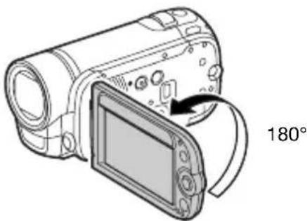 CANON FS21 1.07MP 16GB SDHC 45x Advanced Zoom - Otevřete LCD panel do úhlu 90°. - 2