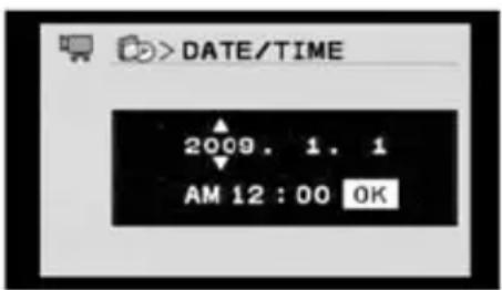 DATE/TIME 2009. 1. 1 AM 12 : 00 OK
