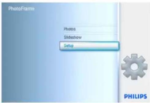 PhotoFrame Photos Slideshow Setup PHILIPS
