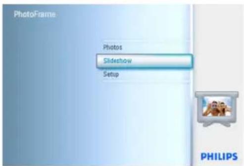 PhotoFrame Photos Slideshow Setup PHILIPS