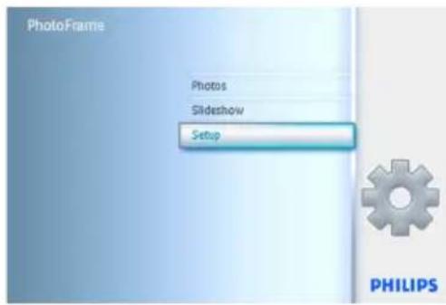PhotoFrame Photos Slideshow Setup PHILIPS