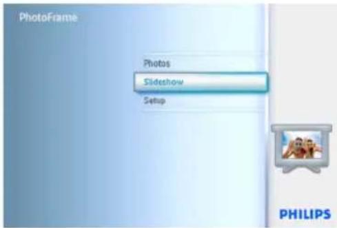 PhotoFrame Photos Slideshow Setup PHILIPS