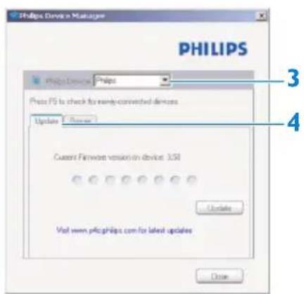 PHILIPS GoGear SA2326 - Ručně ověřte, zda je váš firmware aktuální - 2
