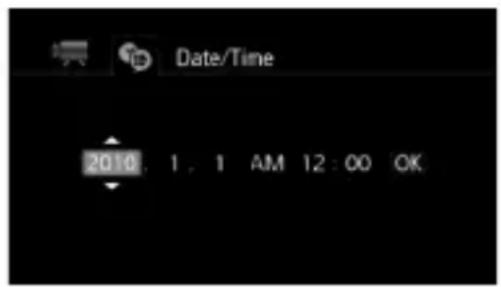 CANON Legia HF R17 - Setting the Date and Time - 1