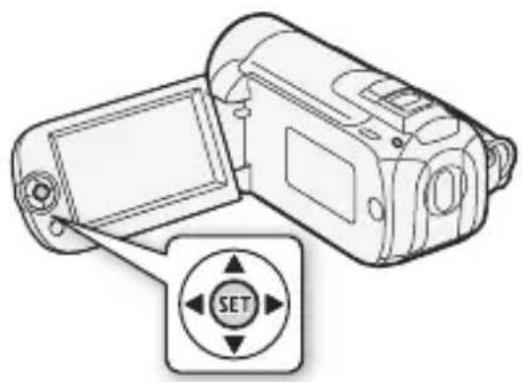 CANON Legia HF R106 - Stiskněte . - 1