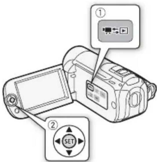 CANON Legia HF R106 - Návrat na indexové zobrazení ze zobrazení jedné fotografie - 1
