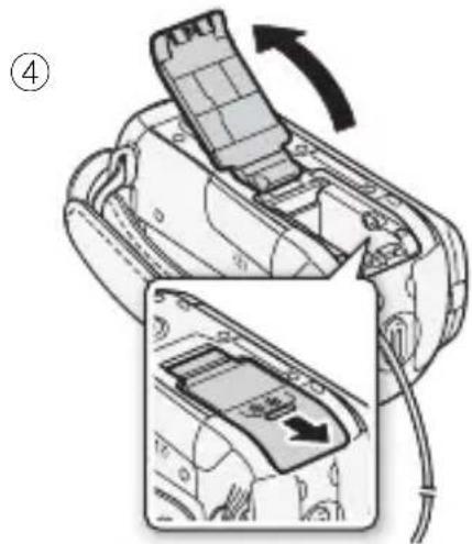 CANON Legia HF R106 - Dobíjení napájecího akumulátoru - 2