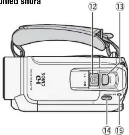 CANON Legia HF R106 - Názvy jednotlivých dílů - 4
