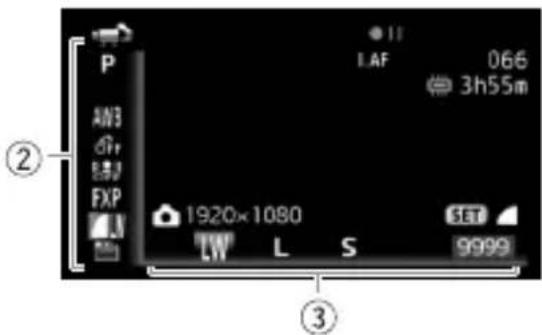 CANON Legia HF R106 - Stisknote. - 1