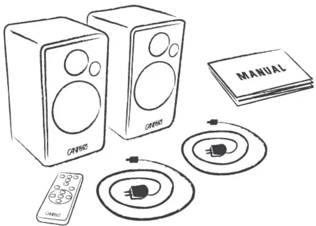 CANTON your_Duo - Lieferumfang · Purchased parts package - 1