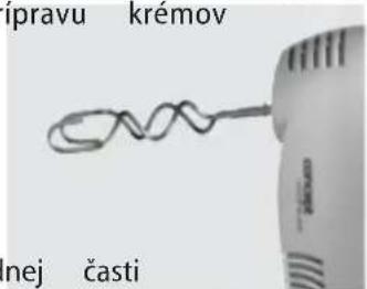 ipravu krémov nej časti