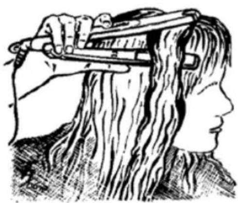 Concept VZ-1270 - a) Glätten von langen Haaren - 1