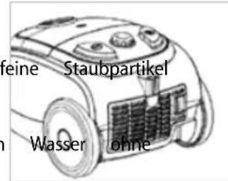 Concept VP-9520 - REINIGUNG UND WECHSEL DES FILTERS VOM LUFTAUSGANG - 1