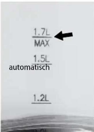 1.7L MAX 1.5L automatisch 1.2L
