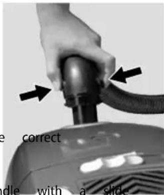 Concept VP-8131 - Connecting the fl exible hose to the appliance - 1