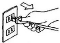 Hand-drawn diagram showing a hand inserting a card into a labeled panel with letters A and B, indicating a card or interface.