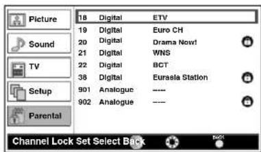 FUNAI LT8-M40BB - "Channel Lock" - 1