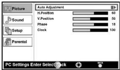 FUNAI LT8-M40BB - "Auto Adjustment" - 1
