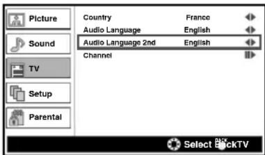 FUNAI LT8-M40BB - "Audio Language 2nd" - 1
