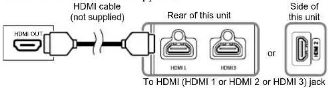 FUNAI LT8-M40BB - [HDMI CONNECTION] - 1